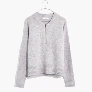 Madewell York Half-Zip Pullover Sweater